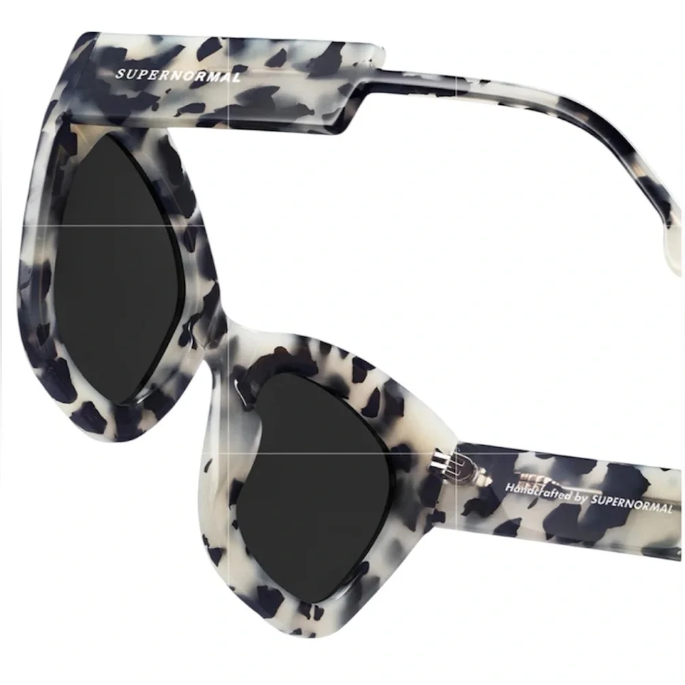 AMBITIOUS Marble frame + Black lenses Supernormal  NWOT - Picture 6 of 6
